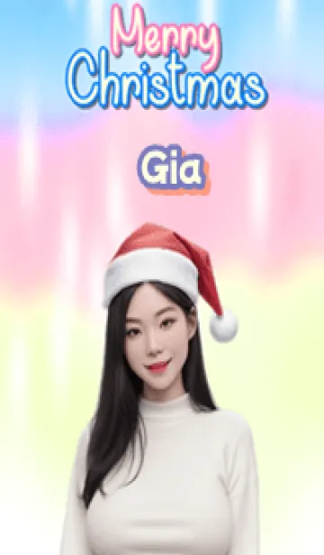 [LINE着せ替え] Gia Merry Christmas BE04の画像1