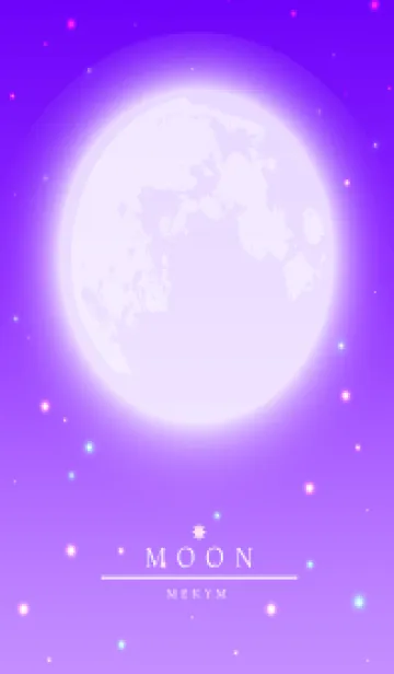[LINE着せ替え] MOON-PURPLE.MEKYM 22の画像1