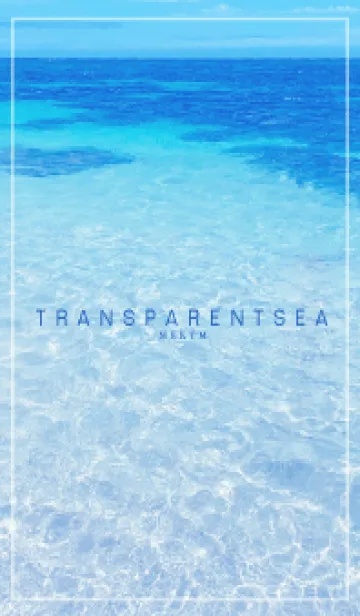 [LINE着せ替え] TRANSPARENT SEA HAWAII-MEKYM 23の画像1