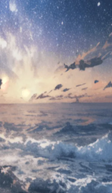 [LINE着せ替え] 秋の夜空#KU020。の画像1