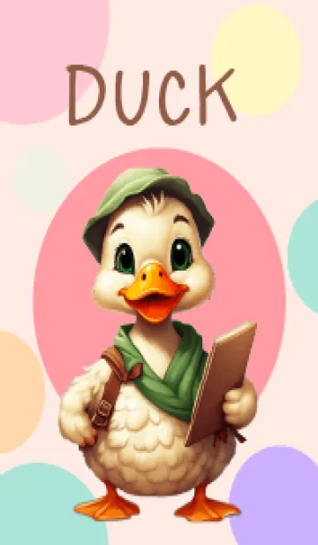 [LINE着せ替え] Love Cute Duck Duck Theme (JP)の画像1