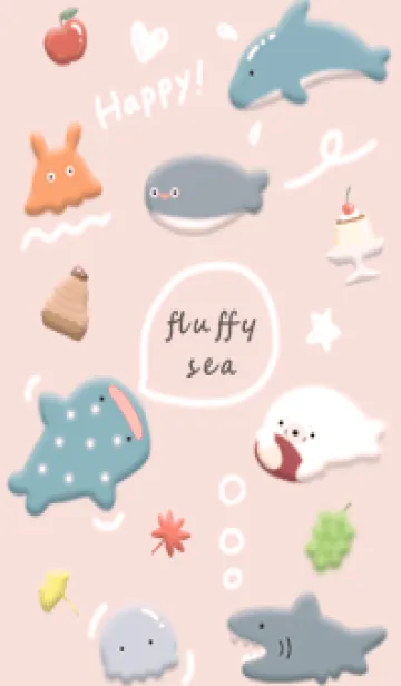 [LINE着せ替え] babypink♡Pukufuwa09_1の画像1