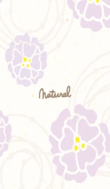 [LINE着せ替え] くすみカラー 波紋 花12の画像1