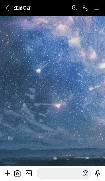 [LINE着せ替え] 秋の夜空#KV08。の画像2