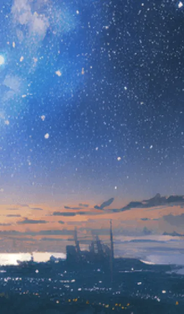 [LINE着せ替え] 秋の夜空#KV06。の画像1