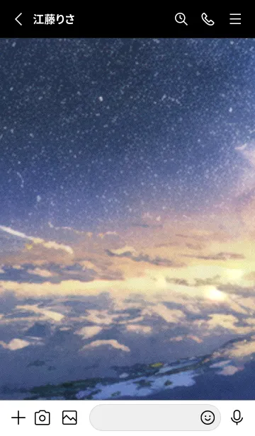 [LINE着せ替え] 秋の夜空#KV04。の画像2