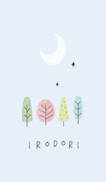 [LINE着せ替え] blue♡IRODORI 15_1の画像1