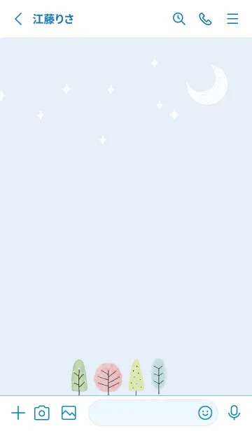 [LINE着せ替え] blue♡IRODORI 15_1の画像2