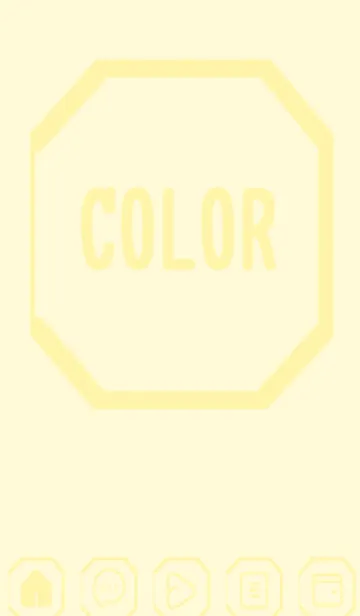 [LINE着せ替え] yellow color K45の画像1