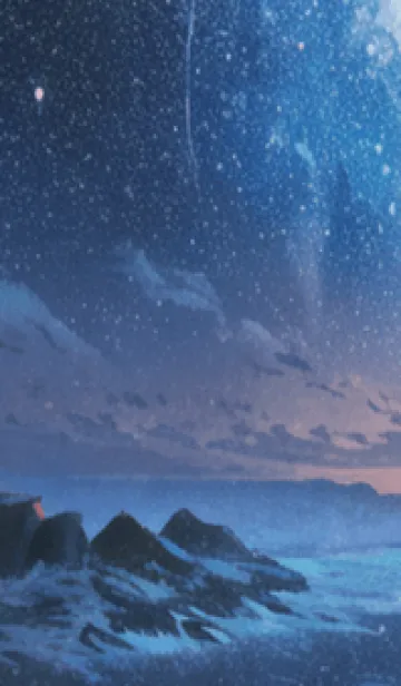 [LINE着せ替え] 秋の夜空#KV17。の画像1