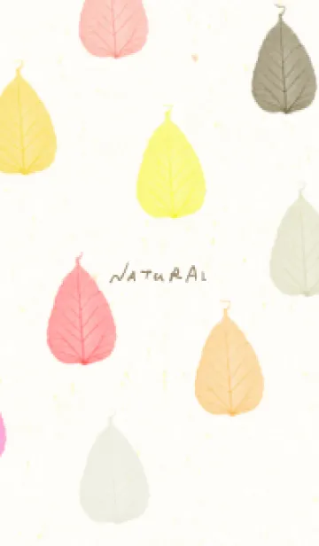 [LINE着せ替え] 葉っぱ 暖色系10の画像1