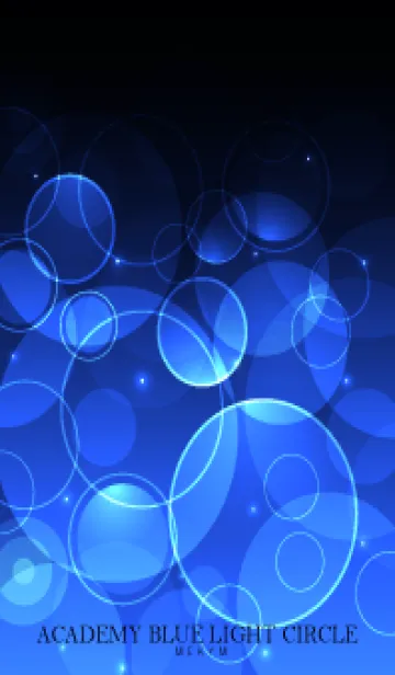 [LINE着せ替え] ACADEMY BLUE LIGHT CIRCLEの画像1