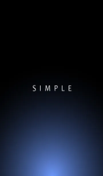 [LINE着せ替え] Simple Light -COOL BLACK- 12の画像1