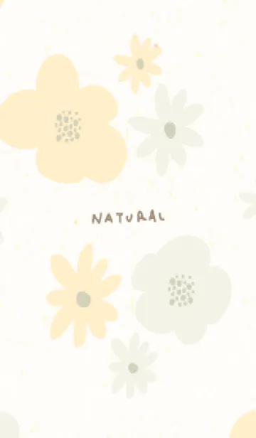 [LINE着せ替え] 2色のかわいい花28の画像1