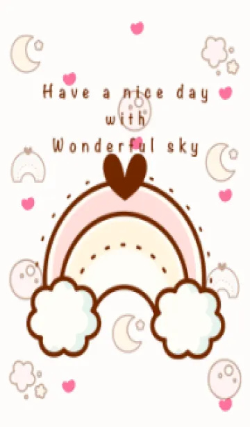 [LINE着せ替え] Happy sky theme 20 :)の画像1