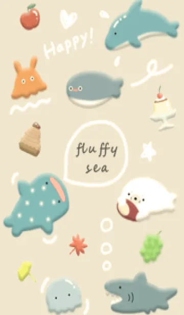 [LINE着せ替え] yellow♡Pukufuwa14_1の画像1