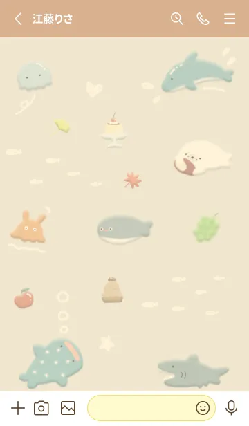 [LINE着せ替え] yellow♡Pukufuwa14_1の画像2