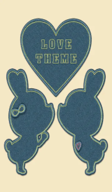 [LINE着せ替え] Love Theme jeans 13の画像1