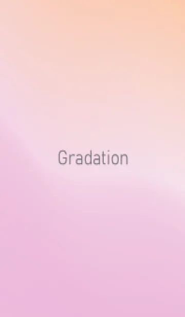 [LINE着せ替え] gradation-ORANGE&PINK-25の画像1