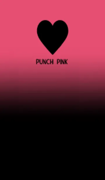 [LINE着せ替え] Black & Punch Pink Theme V.5 (JP)の画像1