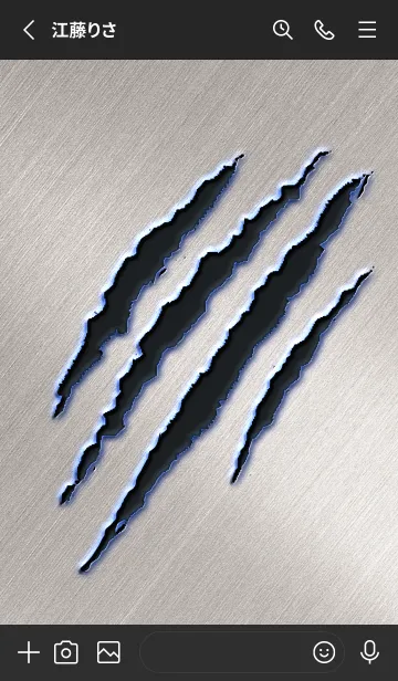 [LINE着せ替え] WILD MONSTER+SILVER2の画像2