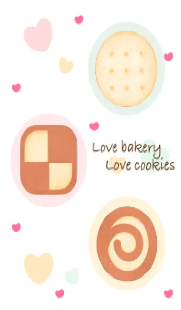 [LINE着せ替え] Cute bakery Cute cookies 36の画像1