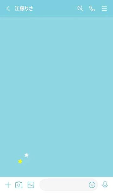 [LINE着せ替え] ねことお星さま(green36)の画像2