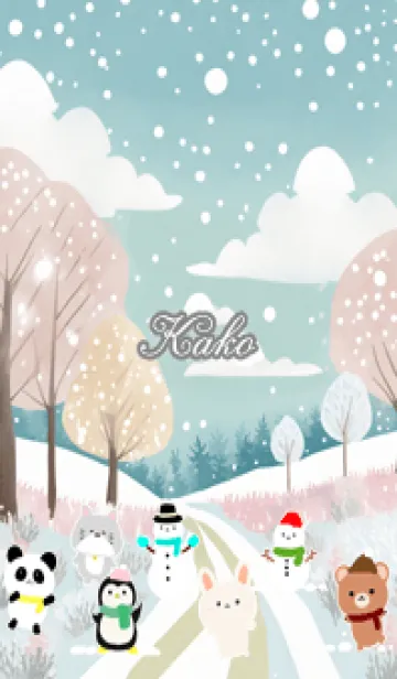 [LINE着せ替え] かこ☆かわいい北欧風着せかえの画像1