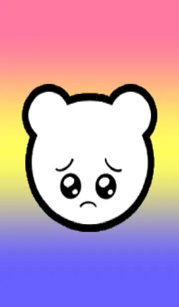 [LINE着せ替え] ぴえん くま 90の画像1