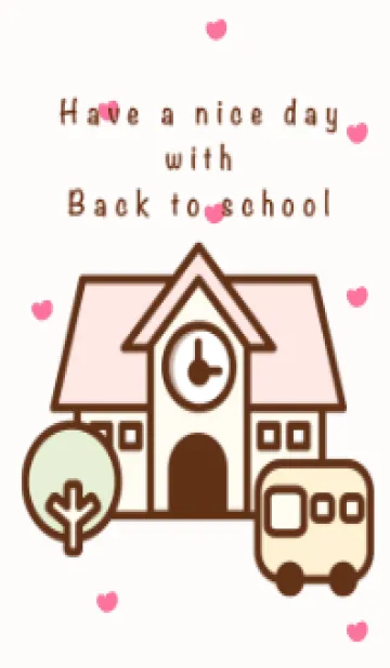 [LINE着せ替え] Back to school 9 :)の画像1