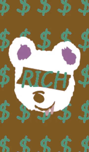 [LINE着せ替え] リッチ ベア 58の画像1