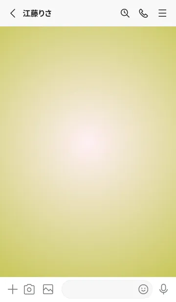 [LINE着せ替え] ラベンダーブラシ●くすみイエロー.TKCの画像2