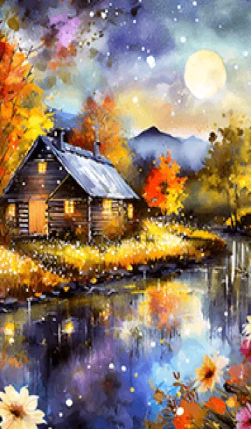 [LINE着せ替え] 優美な秋の風景の着せかえ(Autumn-68)の画像1