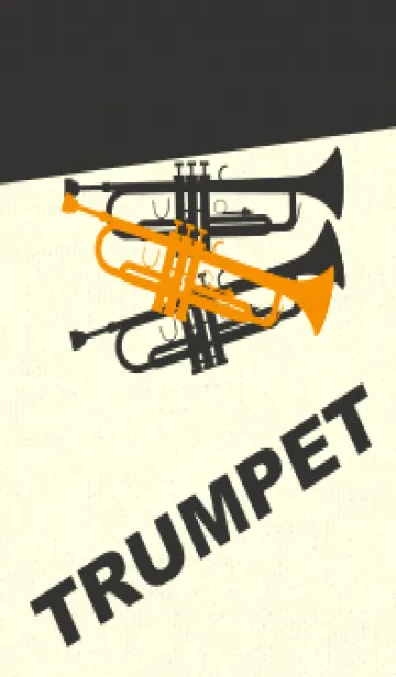 [LINE着せ替え] Trumpet CLR ゴールデンオレンジの画像1