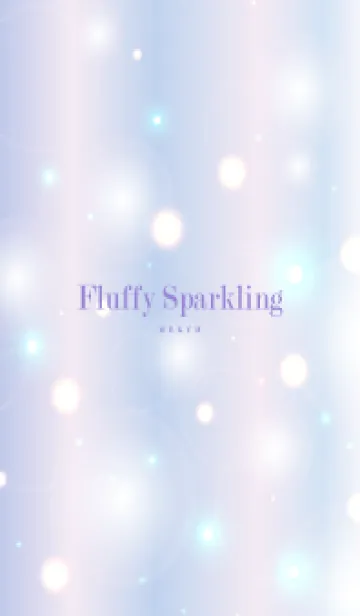 [LINE着せ替え] Fluffy Sparkling PURPLE - MEKYM 26の画像1