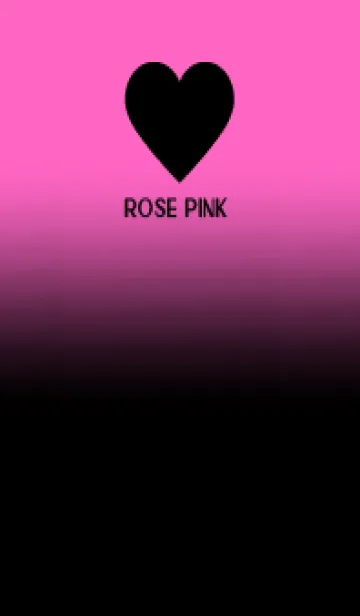 [LINE着せ替え] Black & Rose Pink Theme V.5 (JP)の画像1