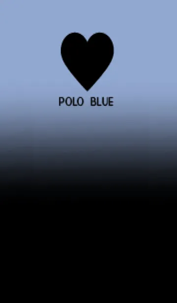 [LINE着せ替え] Black & Polo Blue Theme V.5 (JP)の画像1