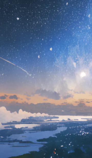 [LINE着せ替え] 秋の夜空#KV117。の画像1