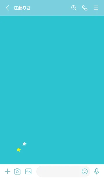 [LINE着せ替え] ねことお星さま(green40)の画像2