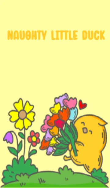 [LINE着せ替え] Naughty little duckの画像1