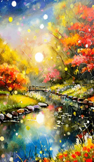 [LINE着せ替え] 優美な秋の風景の着せかえ(Autumn-76)の画像1