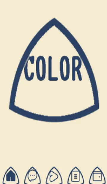 [LINE着せ替え] beige color L45の画像1