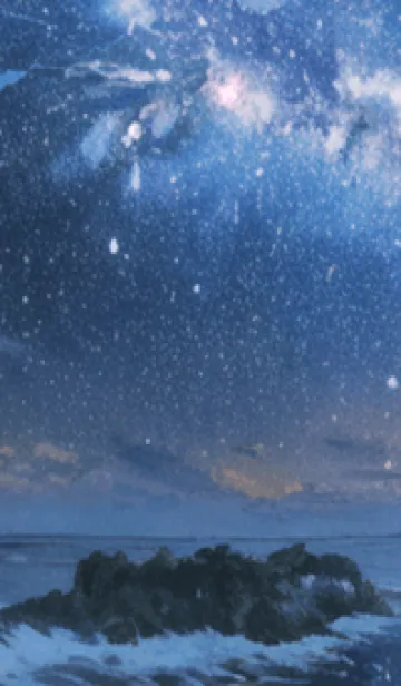 [LINE着せ替え] 秋の夜空#KV212。の画像1