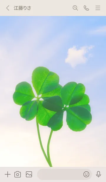 [LINE着せ替え] 本物ラッキークローバーズ Nestle #2-7の画像2