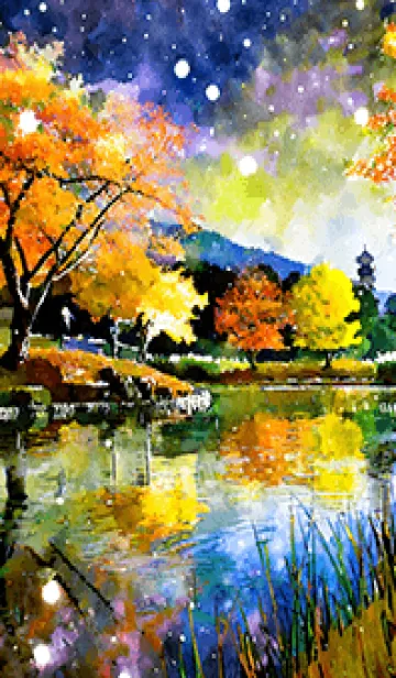 [LINE着せ替え] 優美な秋の風景の着せかえ(Autumn-83)の画像1