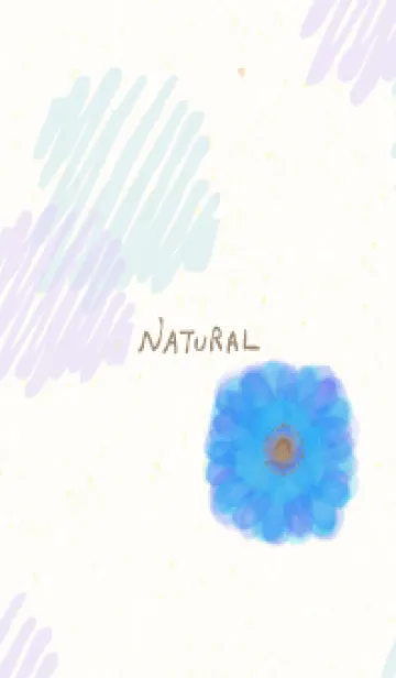 [LINE着せ替え] 水彩 1輪の花の画像1