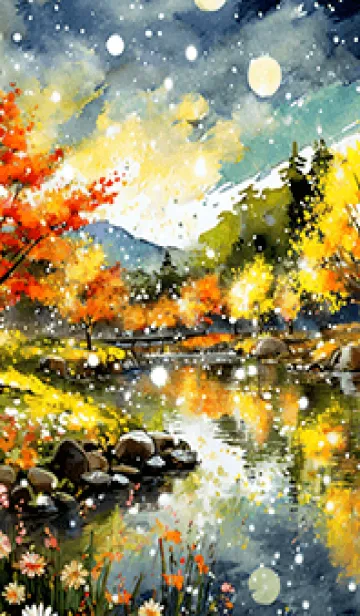 [LINE着せ替え] 優美な秋の風景の着せかえ(Autumn-88)の画像1