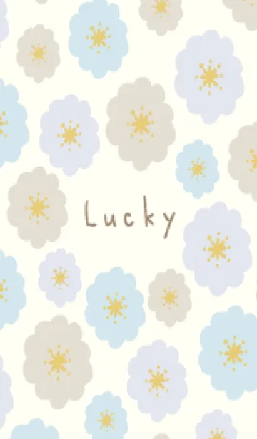 [LINE着せ替え] 北欧風 カラフル花々10の画像1