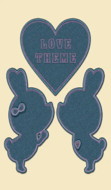 [LINE着せ替え] Love Theme jeans 15の画像1