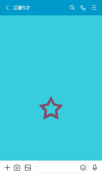 [LINE着せ替え] シンプル ロック スター 168の画像2